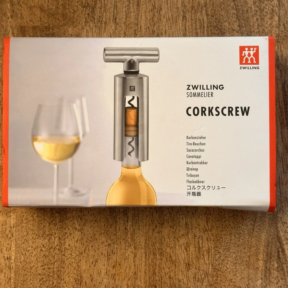 ZWILLING‎ Sommelier Stainless Steel Corkscrew 18/10 Ergonomic Wine Opener